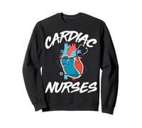 Cardiac Nurses - Cardiology Cardiac Nursing Heart Anatomy Sweatshirt