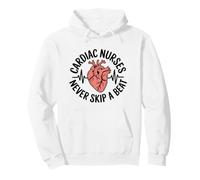 Cardiac Nurses Never Skip A Beat Funny Cardiology Nursing Pullover Hoodie