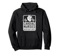 Cardiac Nurses Never Skip A Beat Funny Cardiology Nursing Pullover Hoodie