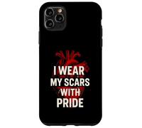 Cardiac Patient I Wear My Scars With Pride Cool Mens Surgery Case for iPhone 11 Pro Max