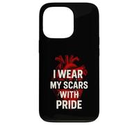 Cardiac Patient I Wear My Scars With Pride Cool Mens Surgery Case for iPhone 13 Pro