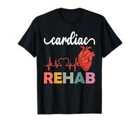 Cardiac Rehab Nurse Heartbeat Cardiac Rehabilitation T-Shirt