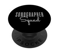 Cardiac Sonographer Squad, Echo Tech, Ultrasound Sonography PopSockets Adhesive PopGrip