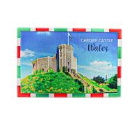 Cardiff Castle Magnet | Historic Welsh Landmark Magnet | Iconic Cardiff Castle Illustration or Photo | Souvenir or Gift from Wales’ Capital Cit