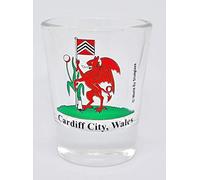 Cardiff City Wales Coat of Arms Shot Glass