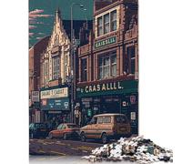 Cardiff Pixel Art Puzzles 1000 Pieces for Teenagers Gifts Puzzle Jigsaws for Adults Sustainable Puzzle for Adults | Games 1000pcs (75x50cm)