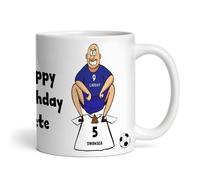 Cardiff Shitting On Swansea Funny Football Gift Team Rivalry Personalised Mug | Funny Any Teams Rivalry Mug