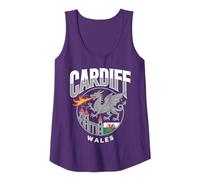 Cardiff Wales Travel City Enthusiast Collection Tank Top