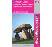 Cardigan and Mynydd Preseli: Sheet 145 (OS Landranger Map)