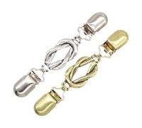 Cardigan Clip - Elegant Sweater Holder 12 x 2.2 cm | Sturdy Metal Accessory for Sweaters, Shawls and Scarves | Cardigan Clip - Women's Clothing Accessory