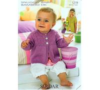 Cardigan in Sirdar Snuggly Baby Bamboo DK - 1219 knitting pattern