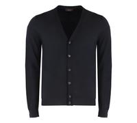 Cardigan in virgin wool- male- SLOWEAR- Cardigans- Blue- XL- Knitwear XL