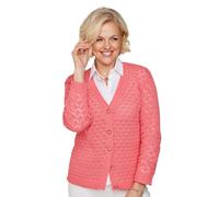 Cardigan Pointelle Knit Chums Coral M/L
