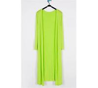 Cardigan Short Sleeve,Women'S Modal Long Cardigan Long Sleeves Loose Plain Soft Cotton Cardigan Jacket Summer Long Open Front Kimono Kaftans Shrug Bolero Swimsuit Cover-Up For Dresses,Neon Green,On