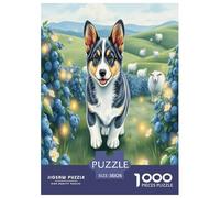Cardigan Welsh Corgi 1000-Piece Puzzles for Adult Challenging Puzzle Games Fun, Challenging & Brainteasing Games Gifts for Men And Women Decoration Puzzle 38x26cm/1000pcs