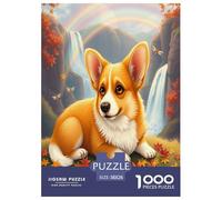 Cardigan Welsh Corgi 1000-Piece Puzzles for Adults Challenging Puzzles Fun, Challenging & Brainteasing Games Gifts for Men And Women Decoration Puzzle 38x26cm/1000pcs