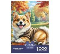 Cardigan Welsh Corgi Jigsaw Puzzles for Adults 1000 Educational Games Pet Dog Puzzles for Adults Gifts for Men38x26cm/1000pcs
