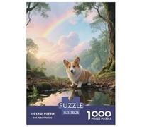 Cardigan Welsh Corgi Jigsaw Puzzles Puzzle for Adults Kids. 1000 Pieces Impossible Challenge Toy Educational Games Home Decoration for Adults& Kids Age 14 Years Up 38x26cm/1000pcs