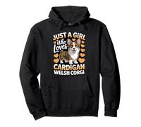 Cardigan Welsh Corgi Owner Dog Trainer Girl Corgi Pullover Hoodie
