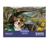 Cardigan Welsh Corgi1000 Piece Puzzle Educational Game Cute Dogs A Challenging Puzzle for The Whole Family 70x50cm/1000pcs