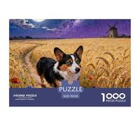 Cardigan Welsh Corgi1000 Piece Puzzle Puzzle Cute Dogs A Challenging Puzzle for Adults Children 70x50cm/1000pcs