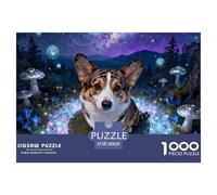 Cardigan Welsh Corgi1000 Piece Puzzle Puzzle Cute Dogs A Challenging Puzzle Gifts for Women And Men 38x26cm/1000pcs