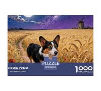 Cardigan Welsh Corgi1000 Piece Puzzle Puzzle Cute Dogs Clever Puzzles for The Whole Family 38x26cm/1000pcs