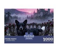 Cardigan Welsh Corgi1000 Piece Puzzle Puzzle Cute Dogs Colourful Puzzle for Adults Children 38x26cm/1000pcs