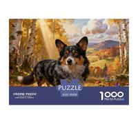 Cardigan Welsh Corgi1000 Piece Puzzle Puzzle Games Cute Dogs A Challenging Puzzle for Adults Children 70x50cm/1000pcs