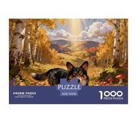 Cardigan Welsh Corgi1000 Piece Puzzle Puzzle Games Cute Dogs A Challenging Puzzle for Adults Children 70x50cm/1000pcs