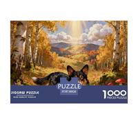 Cardigan Welsh Corgi1000 Piece Puzzle Puzzle Games Cute Dogs Clever Puzzles for Adults 38x26cm/1000pcs