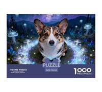Cardigan Welsh Corgi1000 Piece Puzzle Puzzle Games Cute Dogs Colourful Puzzle for Adults 70x50cm/1000pcs