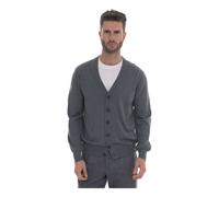 Cardigan with buttons - male - Gran Sasso - Cardigans - Gray - XL - Knitwear XL