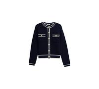 Cardigan with Gold Buttons Women's Salsa Jeans Bleu M