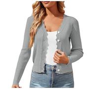 Cardigan Womens Cardigans Sheer for Women Ladies Size 16 Summer Essentials Lightweight Merino Wool UK Office Wear Jumpers White Black Light Gray XXL