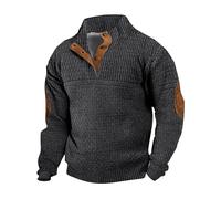 Cardigans For Men Uk Quarter Zip Jumper Men Warm Stand Up Pullover Long Sleeve Comfortable Casual Hoodless Sweatshirt Loose Fit Fashion Versatile Knit Cardigans Sweater Coat Autumn And Winter