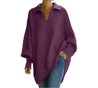 Cardigans For Women,Oversized Knit Sweater Long Sleeve Turn Neck Pullover Soft Casual Loose Fit Comfortable For Fall Winter