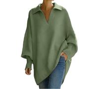 Cardigans For Women,Oversized Knit Sweater Long Sleeve Turn Neck Pullover Soft Casual Loose Fit Comfortable For Fall Winter