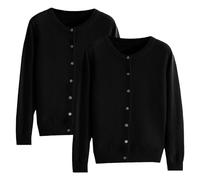 Cardigans for Women UK 2PC Ladies Long Sleeve Button Down Open Cardigans Winter Fashion Casual Solid Color Knit Sweaters Lightweight Comfortable Soft Crewneck Tops