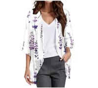 Cardigans For Women Uk Chiffon Summer Kimono Short Sleeve Open Front Beach Cardigan Hawaiian Floral Printed Lightweight Casual Chiffon Everyday Jacket Plus Size Beach Cover Up Elegant Sweat Boho Top