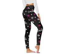 cardigans for women uk sale 2 pound items Women Leggings Womens Leggings Valentine Day Cute Print Casual Comfortable Home Leggings Boot Pants Stretchy Leggings Thick Leggings yoga pants for women