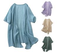 Cardigans for Women UK Short Sleeve Open Front Lightweight Cardigan with Pockets Casual Loose Fit Summer Cardigans Ladies Soft Cotton Flowy Comfy Solid Color Outerwear Elegant
