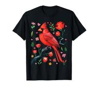 Cardinal Bird. Nature's Ruby. Beauty in Red T-Shirt