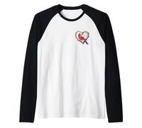 Cardinal Birds Memorial Sympathy Loss Remembrance Raglan Baseball Tee