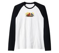 Cardinal Bluebird Daffodils Birdlover Birding Biologist Bird Raglan Baseball Tee