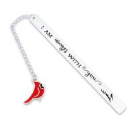 Cardinal Bookmark Gifts for Women Men Condolences Gift for Loss of Mother Father Lover Friend Grief Bereavement Sympathy Memorial Book Marker Cardinal Bird Remembrance Themed Funeral Baskets