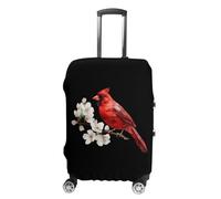 Cardinal Branch Flower Suitcase Cover Elastic Luggage Covers Protectors M