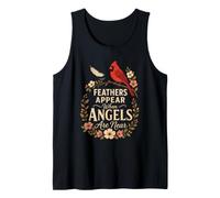 Cardinal Feathers Appear When Angels are Near Memorial Gift Tank Top