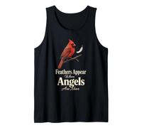 Cardinal Feathers Appear When Angels are Near Memorial Gift Tank Top