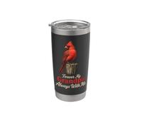 Cardinal Forever My Grandpa Always with Me Memorial Gift Stainless Steel Insulated Tumbler